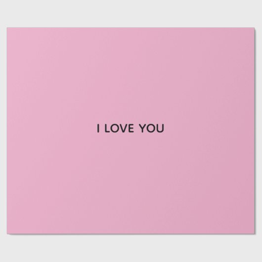 ICH LIEBE DICH GESCHENKPAPIER (Flach)