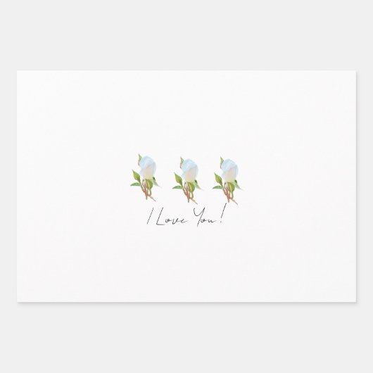 Ich Liebe dich! Geschenkpapier Set (Vorderseite 3)