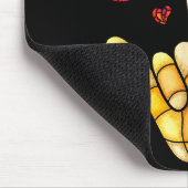 Ich liebe dich Hand Gebärdensprache Asl - Herzen V Mousepad (Ecke)