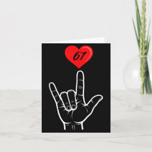 Ich liebe dich Handzeichen Asl Herz 67 Frauen Kind Karte