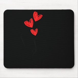 Ich-liebe-Dich-Handzeichen Herz Frauen Mädchen Val Mousepad