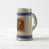 Ich liebe dich Herz Design Bierglas (VorderseiteRechts)