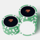 Ich liebe dich Herz Design Pokerchips (Stapel)