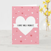 Ich liebe dich Herz Karte (Gelbe Blume)