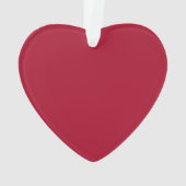 Ich liebe dich Herz-Ornament Ornament (Rückseite)