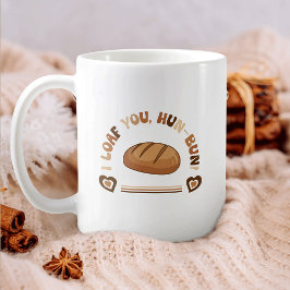 Ich liebe dich Hun-Bun Baker Pun Funny Valentine's Kaffeetasse