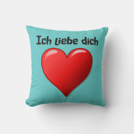 Ich liebe dich - i-Liebe Sie auf Deutsch Kissen
