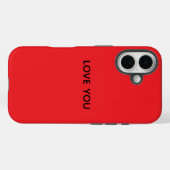 ICH LIEBE DICH I PHONE HÜLLE ROBUST (Rückseite (Horizontal))