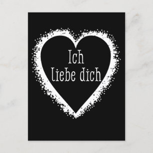 Herz Silhouette Postkarten Zazzle De