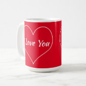 Ich Liebe dich, ich Liebe uns Kaffeetasse (Vorderseite Links)