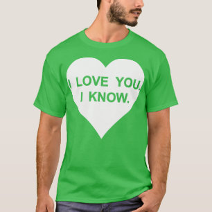 ich liebe dich ich weiß struppig aussehender nerf- T-Shirt