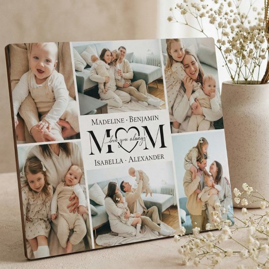 Ich liebe Dich immer Mama Einfaches Fotocollagen-A Fotoplatte