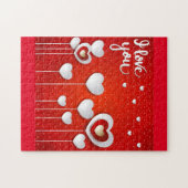 Ich Liebe dich in Rot Puzzle (Horizontal)