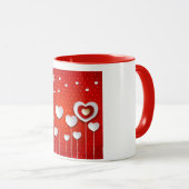 Ich Liebe dich in Rot Tasse (VorderseiteRechts)