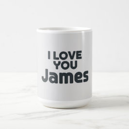 Ich liebe dich James Kaffeetasse