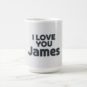 Ich liebe dich James Kaffeetasse