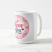 Ich liebe Dich Kaffeetasse (VorderseiteRechts)