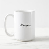 Ich liebe dich kaffeetasse (Links)