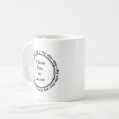 Ich Liebe dich Kaffeetasse (Vorderseite Links)