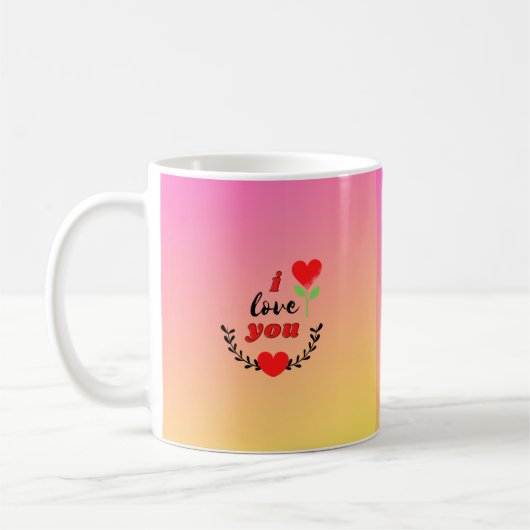 Ich liebe dich kaffeetasse (Links)
