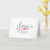 Ich Liebe dich Karte (Gelbe Blume)