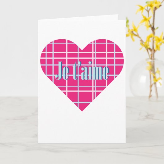 Ich liebe dich karte (Gelbe Blume)