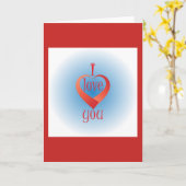 Ich liebe dich karte (Gelbe Blume)