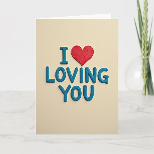 Ich liebe Dich Karte (Vorderseite)