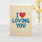 Ich liebe Dich Karte (Gelbe Blume)