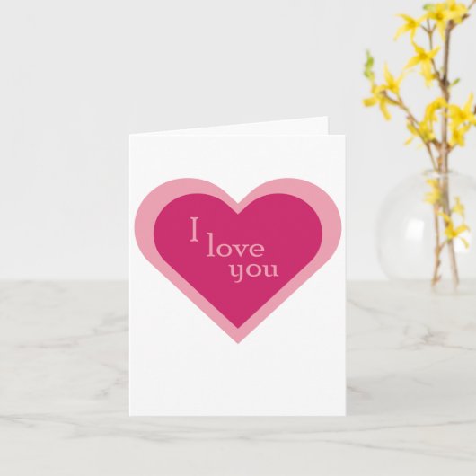 Ich liebe dich karte (Gelbe Blume)