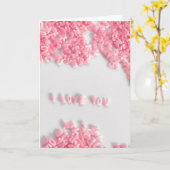 Ich liebe dich karte (Gelbe Blume)