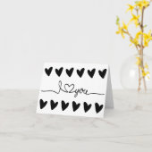 Ich Liebe dich Karte (Gelbe Blume)