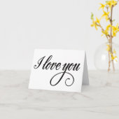 Ich Liebe dich Karte (Gelbe Blume)