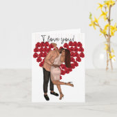 Ich liebe dich Karte (Gelbe Blume)
