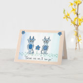 Ich liebe Dich Karte (Gelbe Blume)