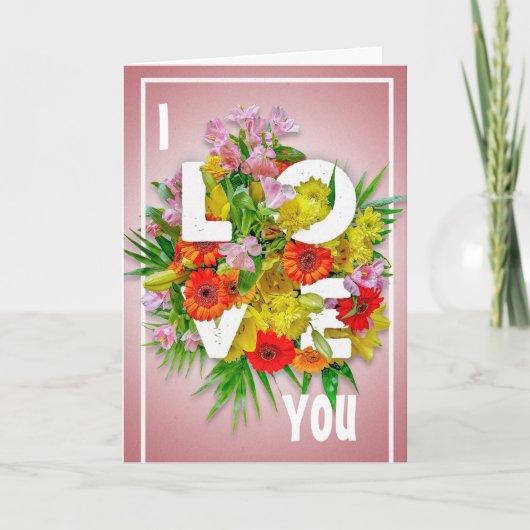 Ich Liebe dich Karte (Vorderseite)