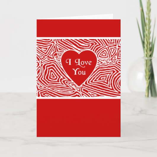 Ich liebe Dich Karte (Vorderseite)