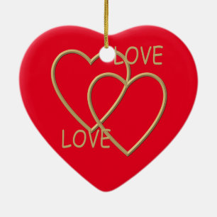 Ich Liebe dich Keramik Ornament