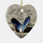 Ich Liebe dich Keramik Ornament (Rechts)