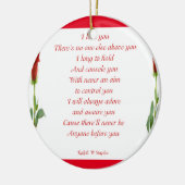 Ich Liebe dich Keramikornament (Links)