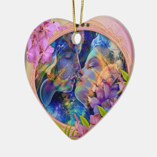 Ich Liebe dich Keramikornament (Links)