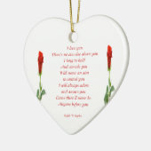 Ich Liebe dich Keramikornament (Links)