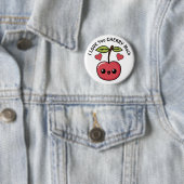 Ich liebe dich Kirsche sehr Button (Beispiel)