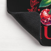 Ich liebe dich Kirsche Viel Erdbeer Herz Disco Ll Mousepad (Ecke)