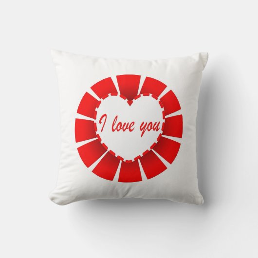 Ich Liebe dich Kissen (Vorderseite)