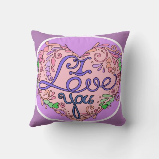 Ich Liebe dich Kissen (Rückseite)