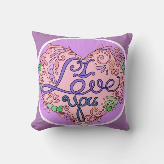 Ich Liebe dich Kissen (Vorderseite)