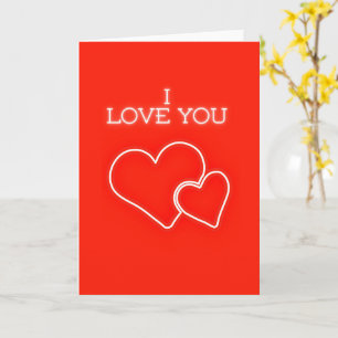 Ich liebe dich Klassische romantische Liebe Karte