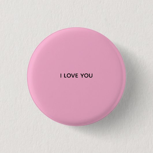 ICH LIEBE DICH KNOPF BUTTON (Vorderseite)