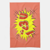 Ich Liebe dich Küchentuch (Vertikal)